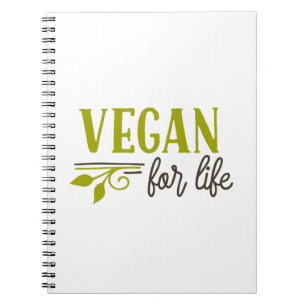 Vegan for Life Anteckningsbok