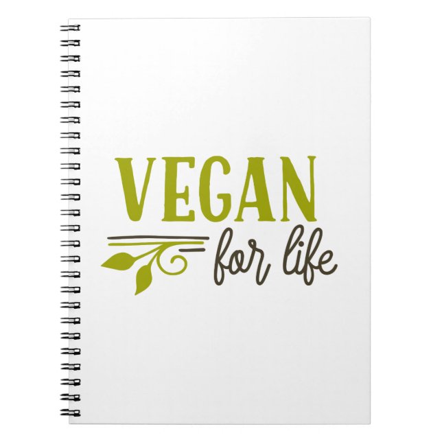 Vegan for Life Anteckningsbok (Framsidan)