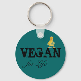 Vegan for Life Keychain Nyckelring