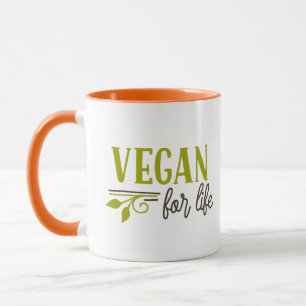 Vegan for Life Mugg