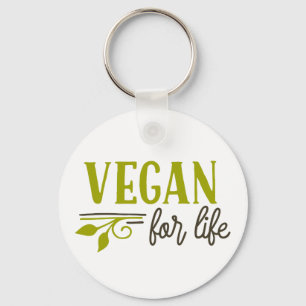 Vegan for Life Nyckelring