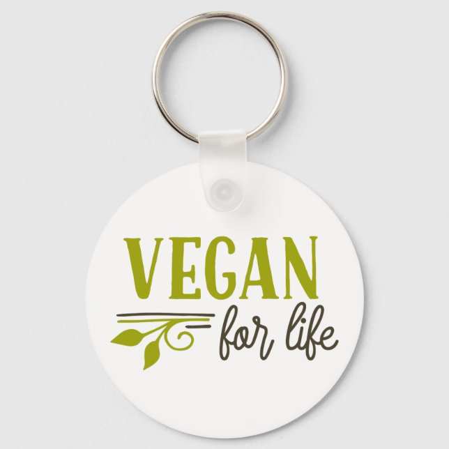 Vegan for Life Nyckelring (Framsida)