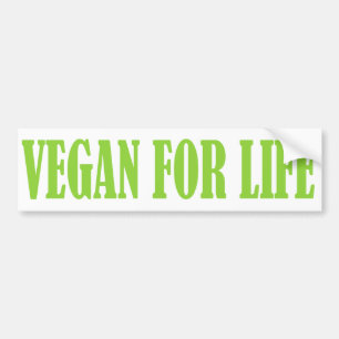 VEGAN FÖR LIVbildekal Bildekal