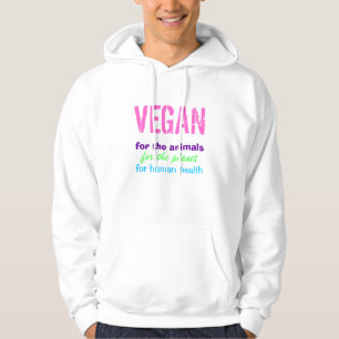 VEGAN för människan som är vård-, för planet, Sweatshirt