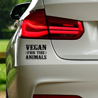 Vegan for the Animals, bildekaler Klistermärken