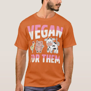 Vegan for them Ethime Boskap Chicken Gris Co T Shirt