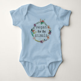 Vegan för vesten för blom- design för djur tee