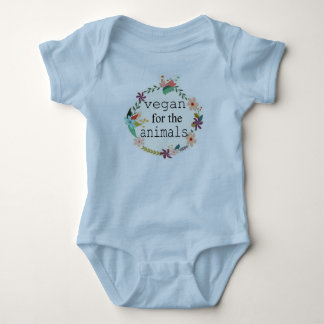 Vegan för vesten för blom- design för djur tee