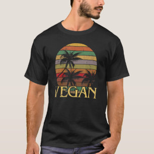 Vegan for Women Manar Kid Retro Vintage använd loo T Shirt