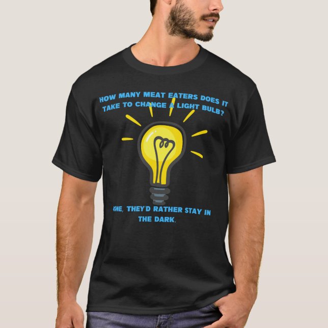 Vegan-frågan. T Shirt (Framsida)