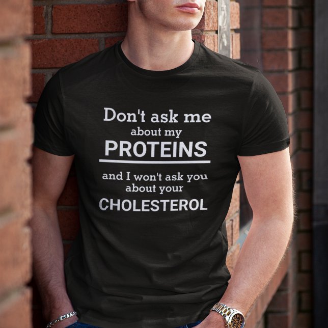 Vegan frågar mig inte om min proteinpersonlig t shirt (Skapare uppladdad)