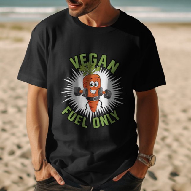 Vegan Fuel Only Fit Carrot T Shirt (Vegan Fuel Only T-Shirt)