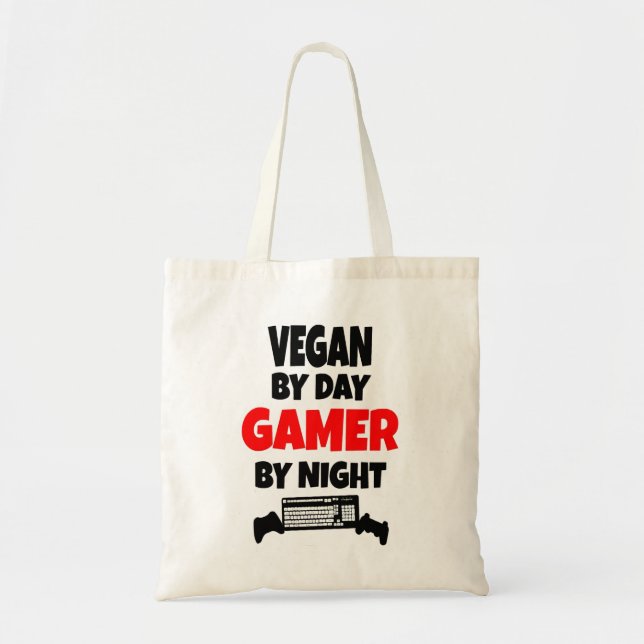 Vegan Gamer Tygkasse (Framsidan)