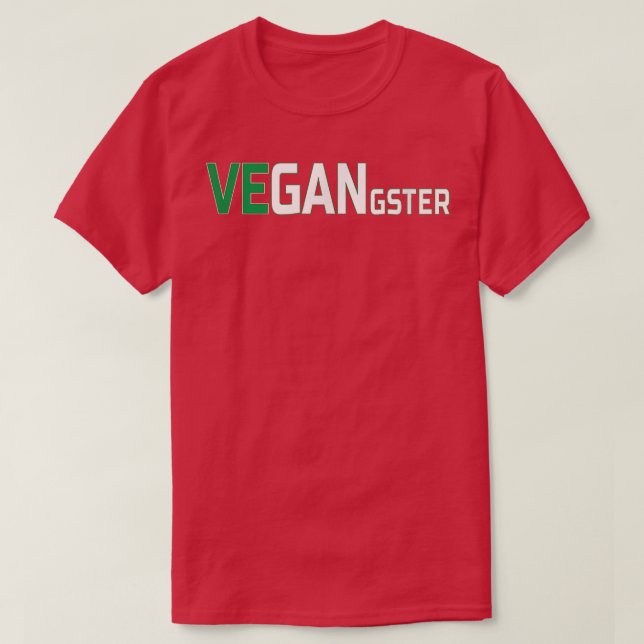 Vegan Gangster Vegangster Vegetarian Women Manar R T Shirt (Design framsida)