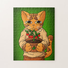 Vegan Gardener Cat Pussel