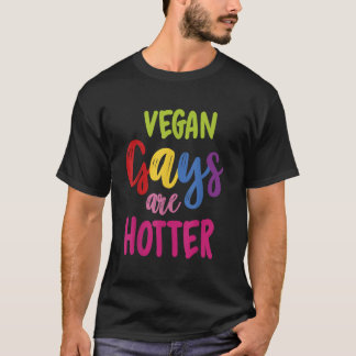 Vegan Gays är värmare Vegan LGBT-medvetandegörande T Shirt