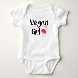 "Vegan Girl" beets baby T-shirt