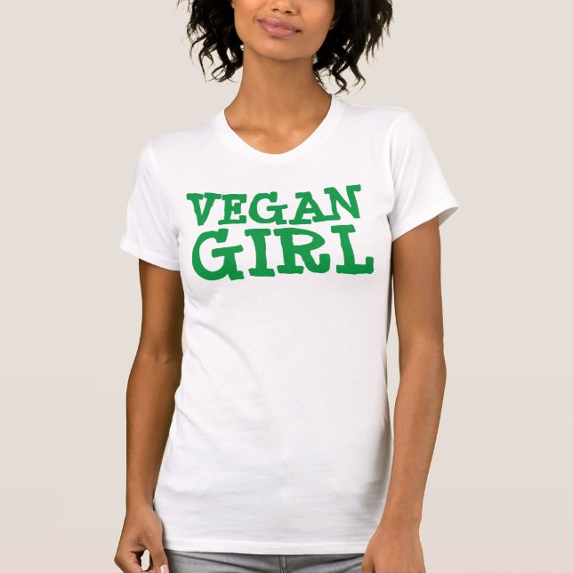 VEGAN GIRL t-shirts (Framsida)