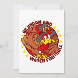 vegan glad tack till turkey fotboll inbjudningar