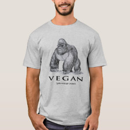 Vegan gorilla får tillräckligt med protein roligt tröja