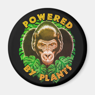 Vegan Gorilla - med användning av citat från växte Magnet