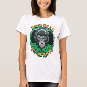 Vegan Gorilla - med användning av citat från växte T Shirt