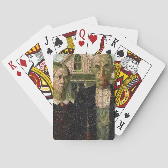 Vegan gotiic Fine Art Spoof Casinokort (Baksidan)