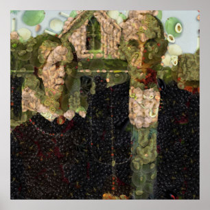 Vegan gotiic Fine Art Spoof Poster