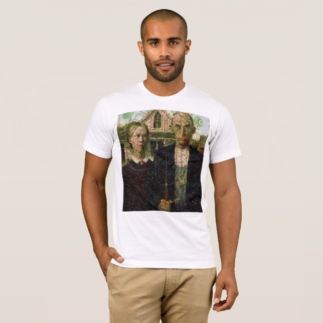 Vegan gotiic Fine Art Spoof T Shirt (Hel framsida)