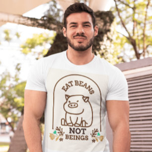 VEGAN GRIS T-SHIRTS VEGETARIAN TEES
