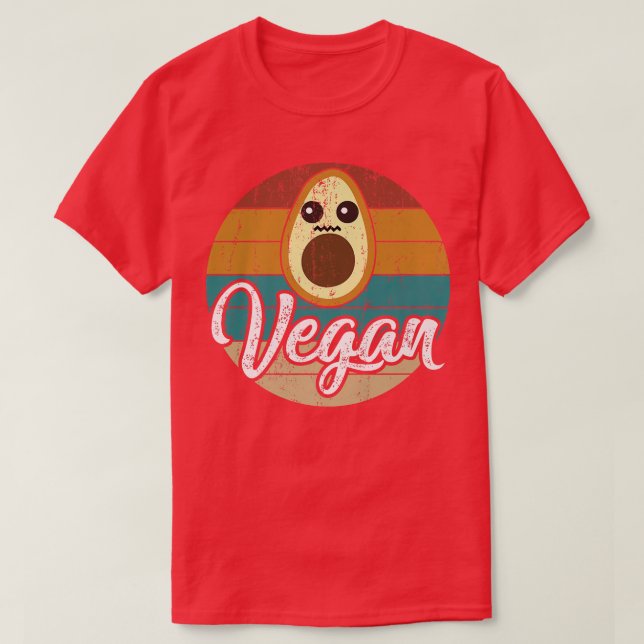 Vegan-grönsaker, vegan, djur, vegetarian vegan t shirt (Design framsida)