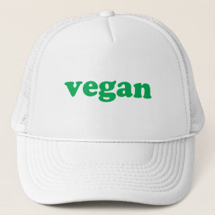 ’vegan’ grönt brev keps