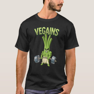 Vegan Gym Bodybuilding Vegains 1 T Shirt