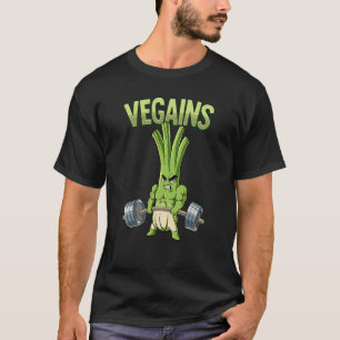 Vegan Gym Bodybuilding Vegains 1 T Shirt