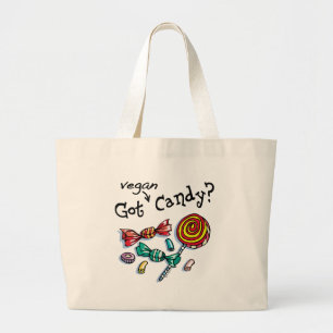 Vegan Halloween Bags Jumbo Tygkasse