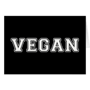 Vegan Hälsningskort