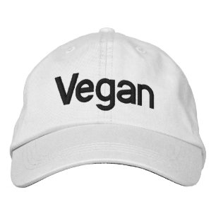 Vegan-hatt till salu. broderad keps