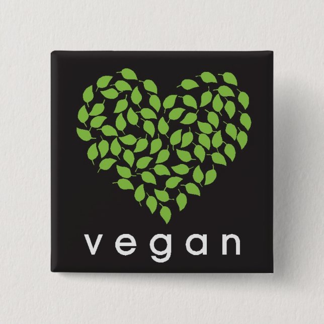 vegan heART Knapp (Framsida)