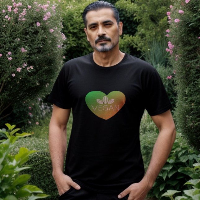 Vegan Heart-Shaped T-Shirt (Skapare uppladdad)