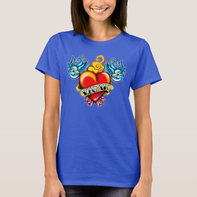 Vegan Heart Tee (Framsida)
