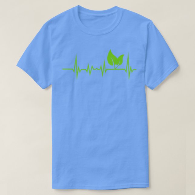 Vegan Heartslag Graphic Print Tee for Vegetarians (Design framsida)