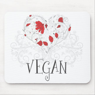 Vegan - hjärta musmatta