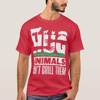 Vegan Hug Animals Dont Grill Them Nutrition Vegeta T Shirt