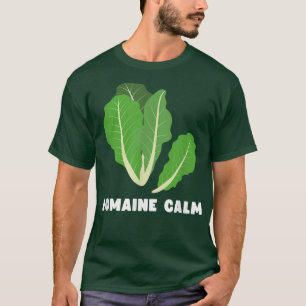 Vegan Humor Funny Pun Meme Vegetarian Romaine Lugn T Shirt