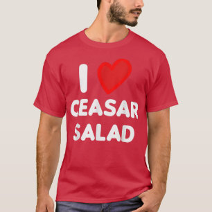 Vegan I Kärlek Ceasar Salad Vegetarian T Shirt
