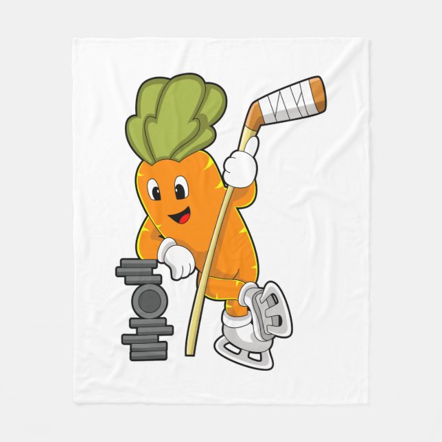 Vegan Ice hockey Ice hockey-klubba Fleecefilt (Framsidan)