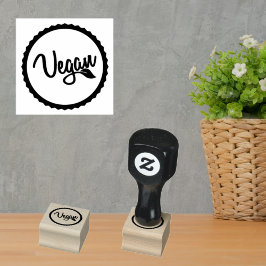 Vegan Identification for Food Vendors Stämpel