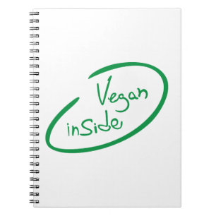Vegan Inside Anteckningsbok