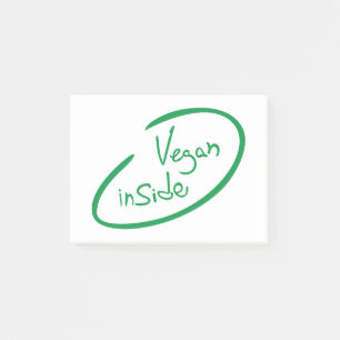 Vegan Inside Post-it Block