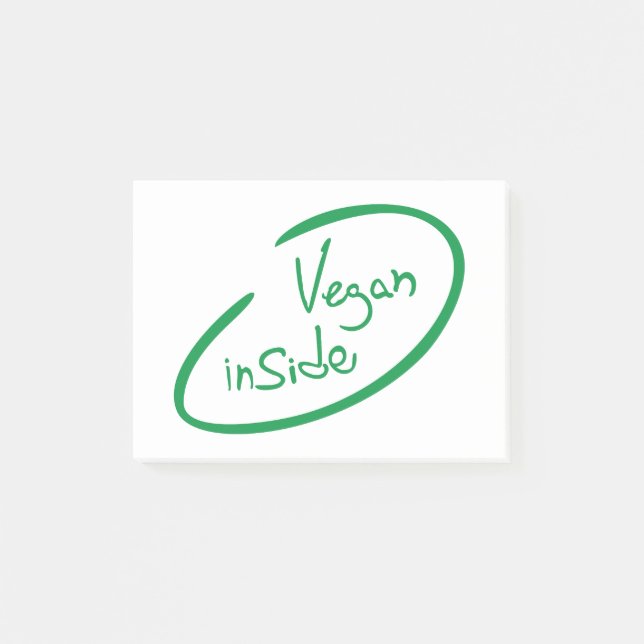Vegan Inside Post-it Block (Framsida)